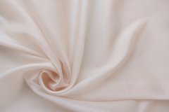 ткань подклад цвета айвори-роз подклад купра однотонная белая Италия