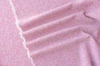 ткань розовый твид шанель разноцветный меланж