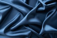 ткань темно-синий атлас с эластаном