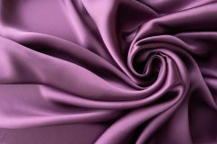 ткань атлас сливовый крайола атлас шелк однотонная фиолетовая Италия