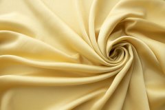 ткань атлас цвета пармезан атлас шелк однотонная желтая Италия