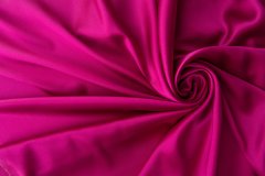 ткань атлас цвета фуксия атлас шелк однотонная розовая Италия