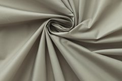 ткань плащевка серо-бежевого цвета плащевка полиэстер однотонная серая Италия