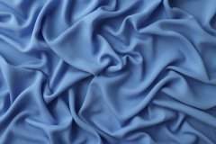 ткань крепдешин лилово-голубой (серенити) крепдешин шелк однотонная фиолетовая Италия