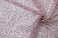 ткань пудрово-розовое кружево