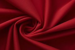 ткань красный трикотаж с эластаном трикотаж вискоза однотонная красная Италия