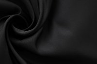 ткань репсовый шелк черного цвета