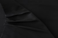 ткань репсовый шелк черного цвета