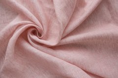 ткань лен выбеленный розовый меланж костюмно-плательная лен однотонная розовая Италия