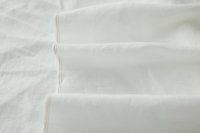 ткань белый лен полупрозрачный