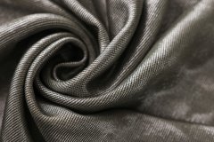 ткань средне-серый трикотаж с напылением трикотаж вискоза однотонная серая Италия