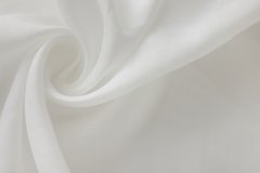 ткань белый лен тонкий костюмно-плательная лен однотонная белая Италия