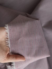 ткань хлопок в узкую полоску