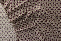 ткань фиолетовый поплин с ромбами ( в 3х отрезах: 3.25 м, 1.05 м, 1 м)