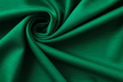 ткань изумрудный трикотаж джерси трикотаж шерсть однотонная зеленая Италия