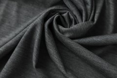 ткань средне-серый трикотаж меланж с шелком трикотаж шерсть однотонная серая Италия