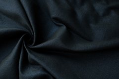 ткань темно-синий смесовой хлопок с люрексом костюмно-плательная хлопок однотонная синяя Италия