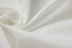 ткань белый хлопок с эластаном костюмно-плательная хлопок однотонная белая Италия