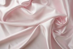 ткань розовый атлас с эластаном атлас шелк однотонная розовая Италия