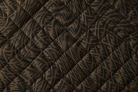 ткань коричневая стеганная плащевка с рисунком