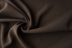 ткань костюмно-плательный лен коричневый  костюмно-плательная лен однотонная коричневая Италия