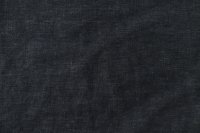 ткань джинсовка темно-синяя изо льна и хлопка