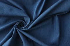 ткань джинсовка ярко-синяя джинсовая ткань хлопок однотонная синяя Италия