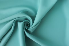 ткань бирюзовое кади (лазурный берег) кади шелк однотонная голубая Италия
