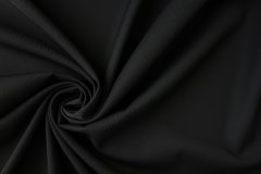 ткань черный креп креп   однотонная черная Италия