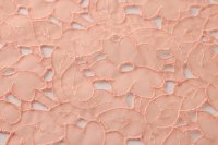 ткань органза персикового цвета