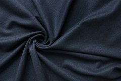 ткань темно-синий кашемир с узором костюмно-плательная кашемир однотонная синяя Италия