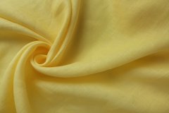 ткань лен желтый костюмно-плательная лен однотонная желтая Италия