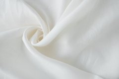 ткань костюмно-плательный лен бело-розовый костюмно-плательная лен однотонная белая Италия