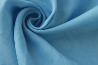 ткань костюмно-плательный лен небесно-голубой