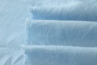 ткань костюмно-плательный голубой лен