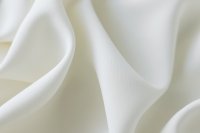 ткань кади белого цвета с эластаном 