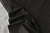 ткань черная джинсовка меланж с эластаном