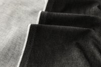 ткань черная джинсовка меланж с эластаном