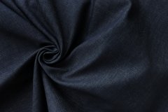 ткань плотная джинса темно-синяя Италия