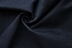 ткань синяя джинсовка плотная Италия