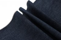 ткань синяя джинсовка плотная