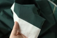 ткань зеленый хлопок с логотипами (купон)