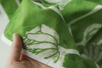 ткань зеленый хлопок с артишоками