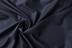 ткань твид с сине-черным рисунком Италия