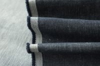 ткань джинсовка из хлопка и льна