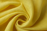 ткань костюмно-плательный желтый лен