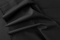 ткань костюмная шерсть серо-черная в точку