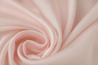 ткань нежно-розовый атлас в белый горох