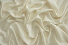 ткань сатин молочного цвета Италия