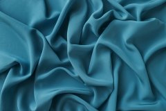 ткань пыльно-голубой крепдешин Италия